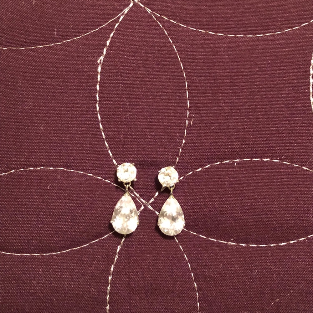 Rhinestone earrings!!